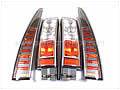 850 Estates, V70 Series up to 2000, Black/Clear Styling Rear Lamp Set