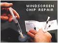 Windscreen chip repair kit