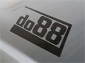 -DO88 Black Sticker 180 x 67mm